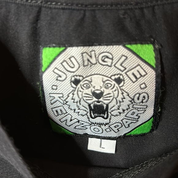 Kenzo Jungle Paris black tshirt size L - Picture 3 of 5